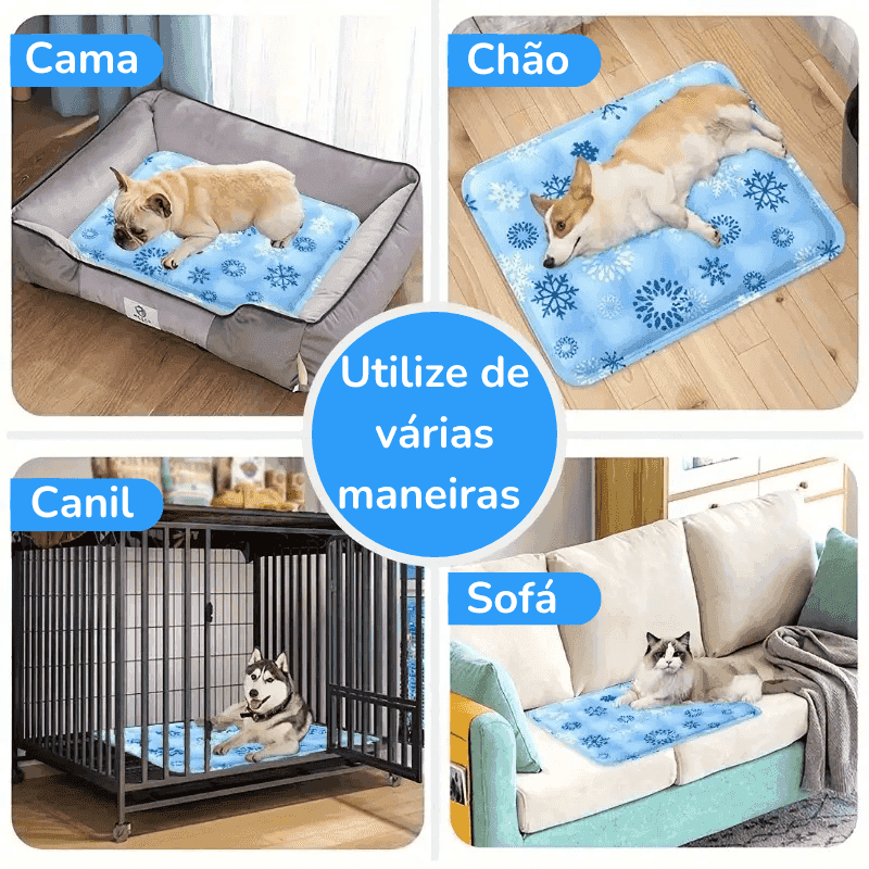 Tapete Gelado para Alívio do Calor - Gel Mat