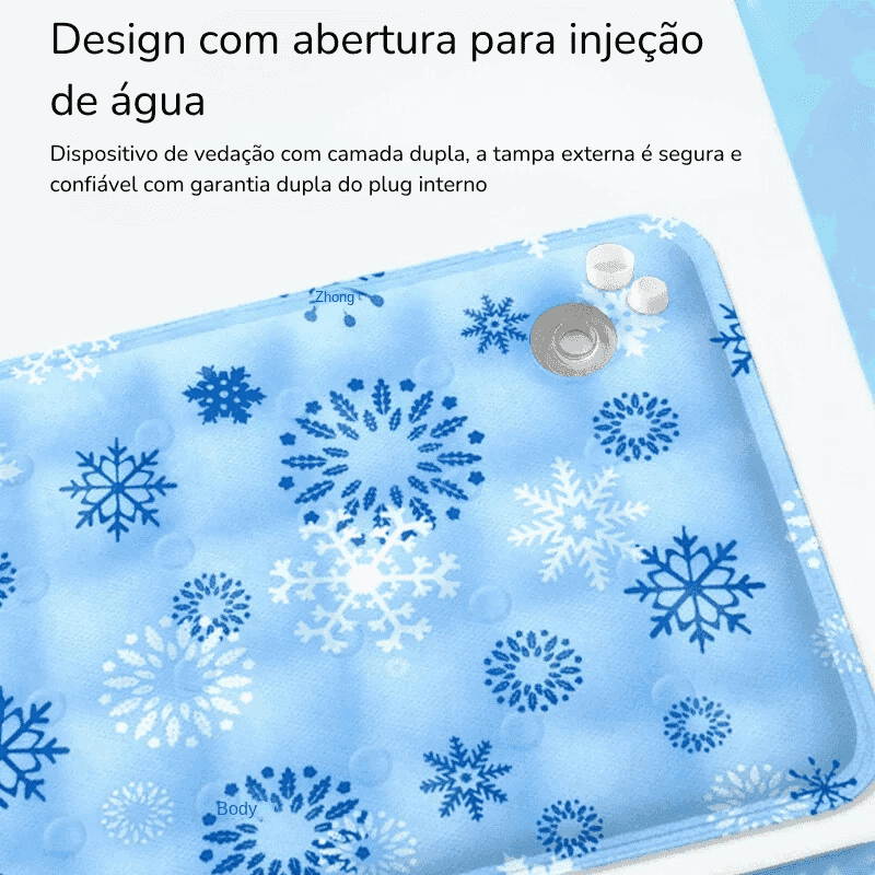 Tapete Gelado para Alívio do Calor - Gel Mat