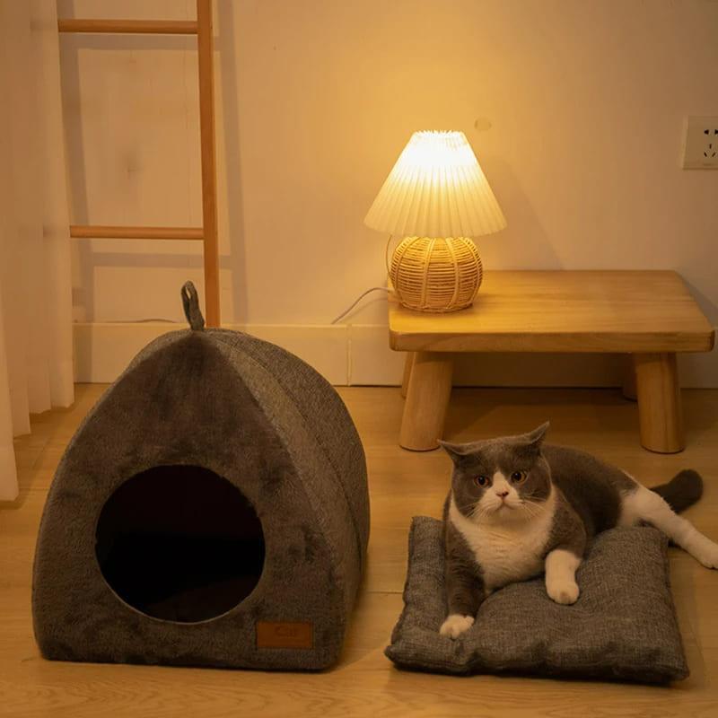 Cabana Aconchegante para Gatos - HappyCat - Pulinhos