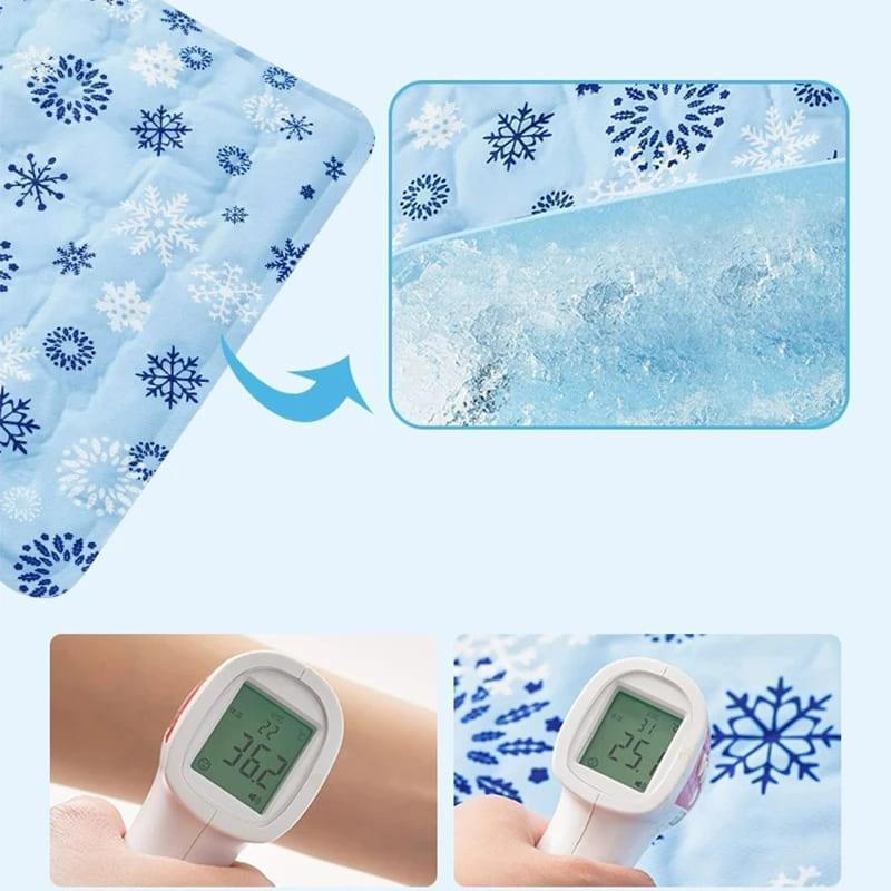 Tapete Gelado para Alívio do Calor - Gel Mat