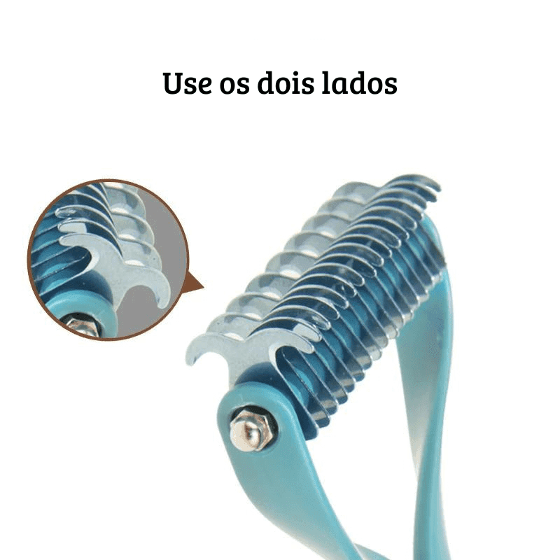 Removedor de Pelos Dupla Face - Pulinhos