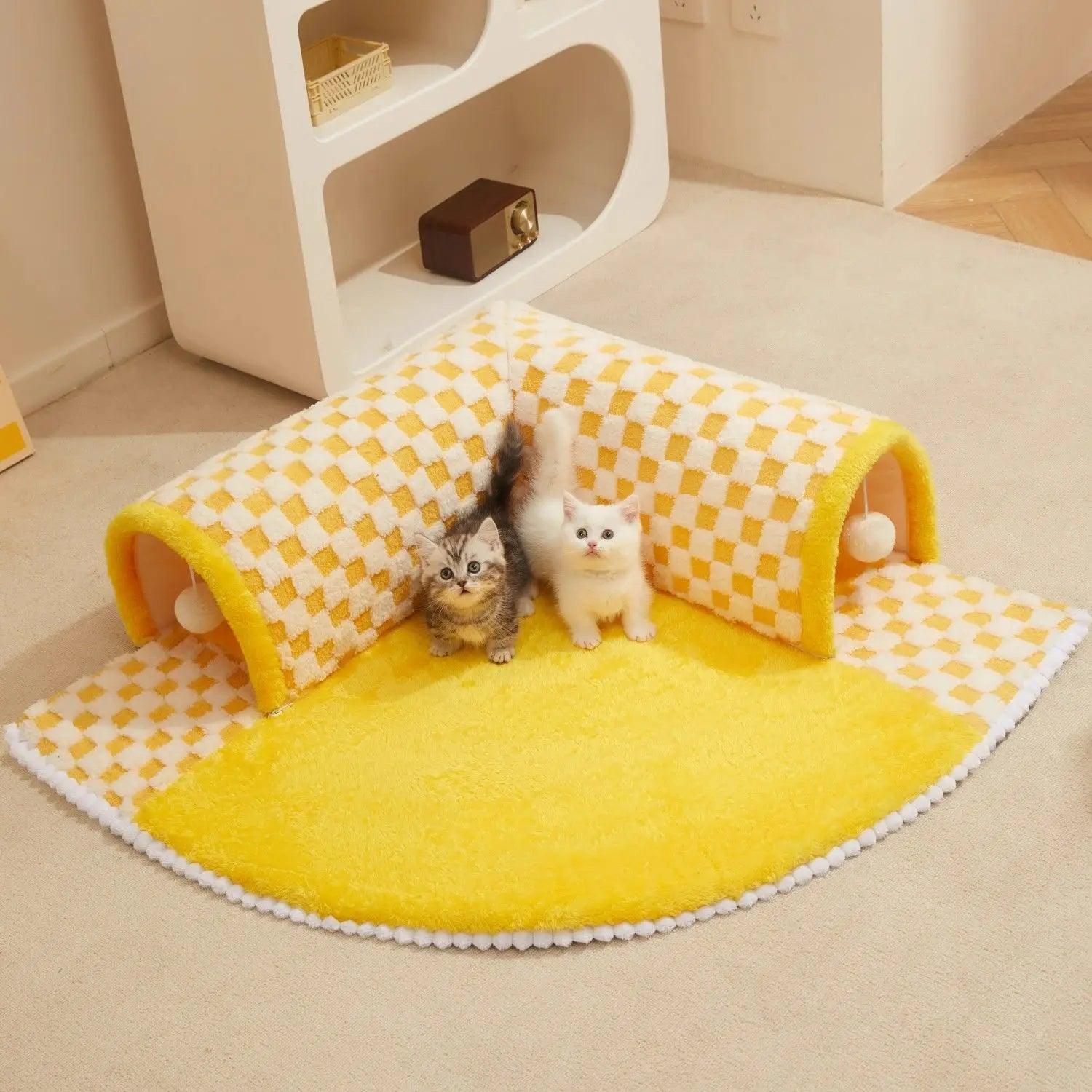 Túnel Tapete para Gatos - Pulinhos