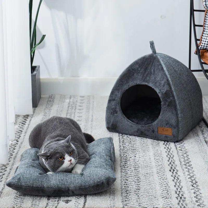 Cabana Aconchegante para Gatos - HappyCat - Pulinhos