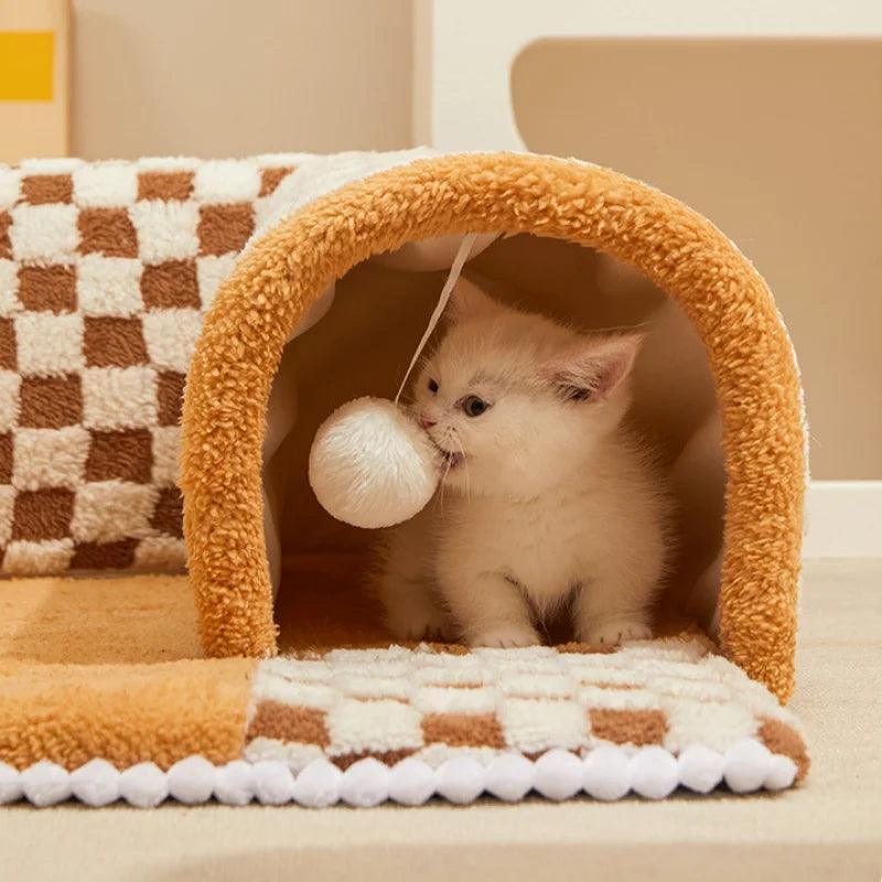 Túnel Tapete para Gatos - Pulinhos